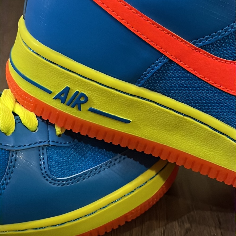 Nike Air Force 1 One GS Shoes Sneakers new 596728 424 Youth Boys Girls Size 5 - Picture 7 of 16